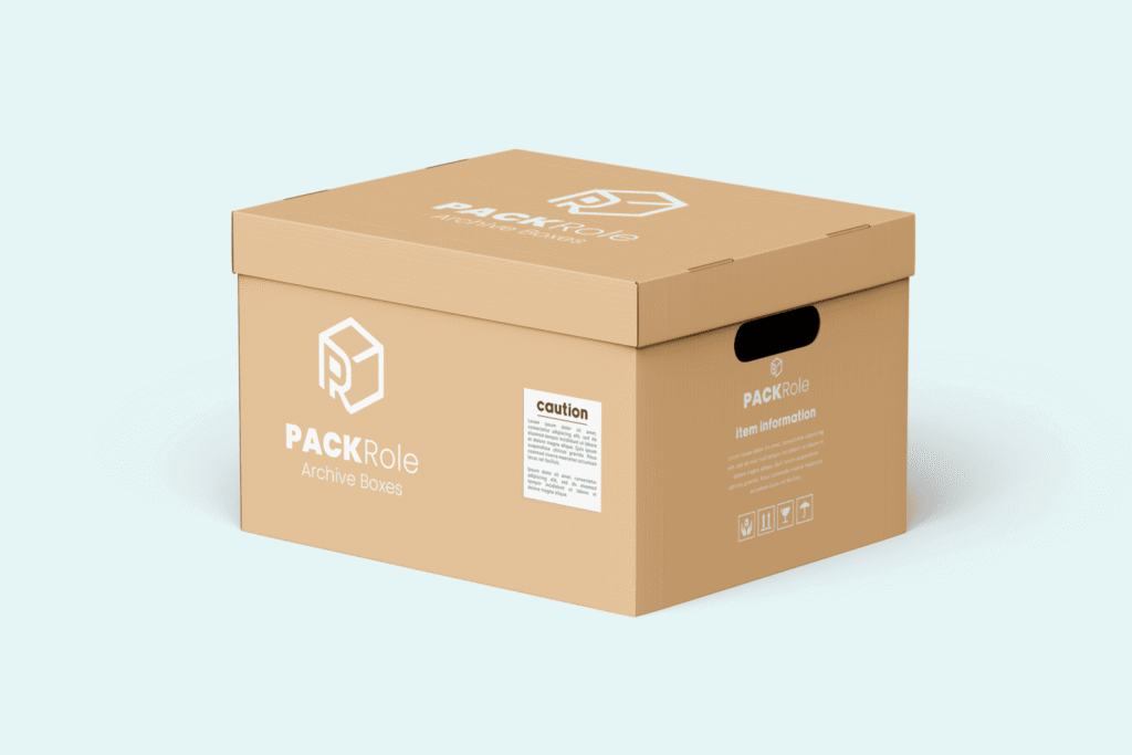 Archive Boxes with logo