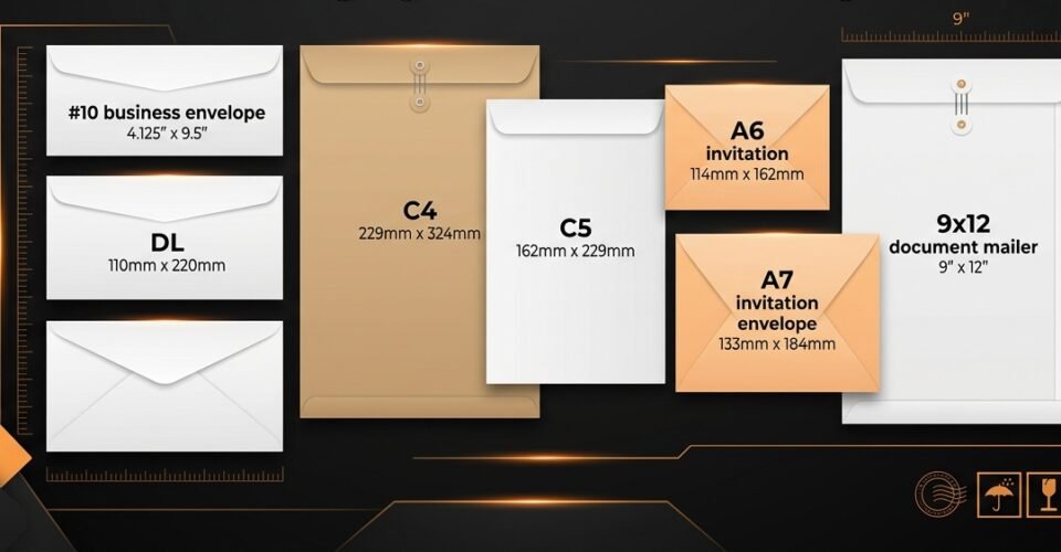 Standard Envelope Sizes: A Complete Guide for Businesses, Packaging, & Professional Mailing